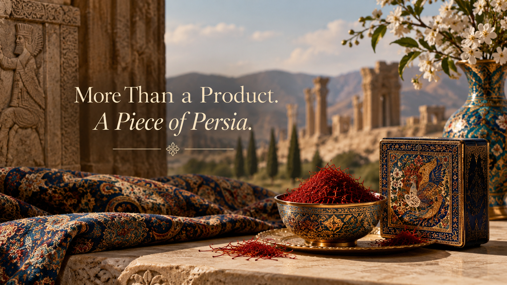 More Than a Product. A Piece of Persia Gold & Luxe brings Persian heritage into modern life through a carefully curated collection of flavors, art, and craftsmanship